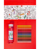 Caran D'Ache Swisscolor Coloured Pencils - Special Edition Water Soluble Set of 18