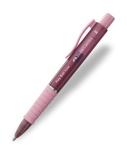 Faber-Castell Poly Ball View Ballpoint Pen - Rose Shadows