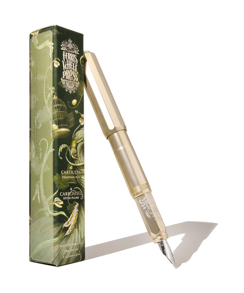 Ferris Wheel Press The Carousel Fountain Pen - Brilliant Beanstalk 2023 Limited Edition