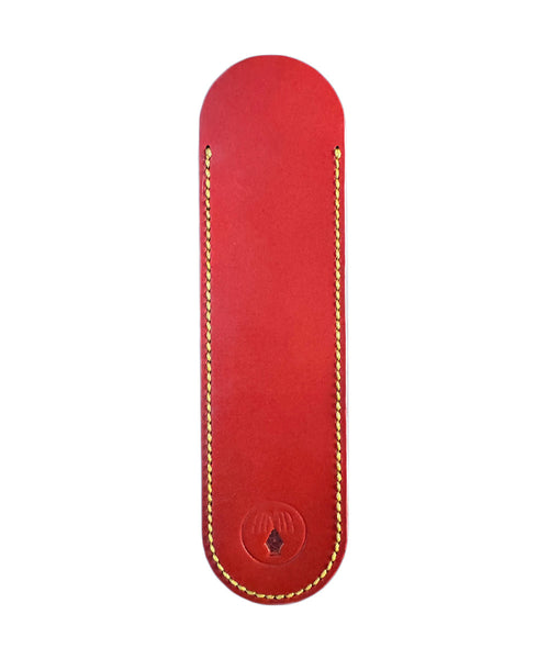 Great Fountain Pen Sleeve - Maranello Red and Dark Yellow