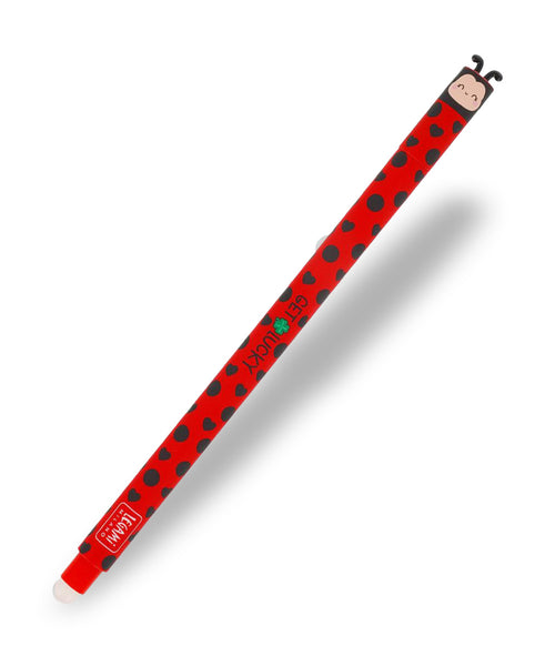 Legami Erasable Gel Pen - Ladybug - Red Ink