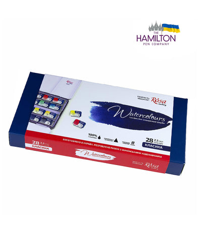 Rosa Gallery Watercolour Paints - Classic Set of 28