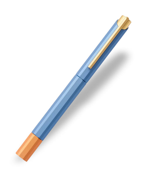 YSTUDIO Glamour Series Evolve Bihex Rollerball Pen - Blue Gin