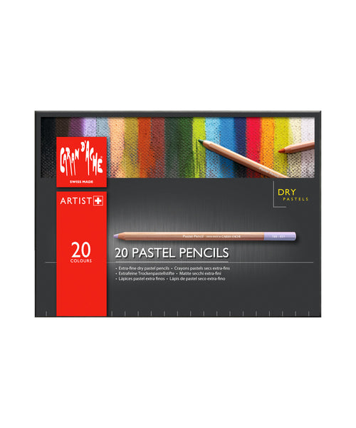Caran d'Ache Pastel Pencils Coloured Pencils - Set of 20