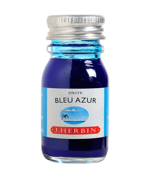 J Herbin Ink (10ml) - Bleu Azur (Azure Blue)