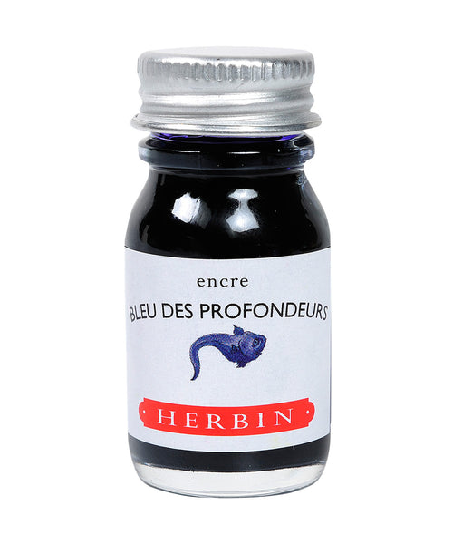J Herbin Ink (10ml) - Bleu des Profondeurs (Deep Blue)