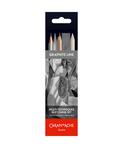 Caran D'Ache Graphite Line Multi-Techniques Sketching Set