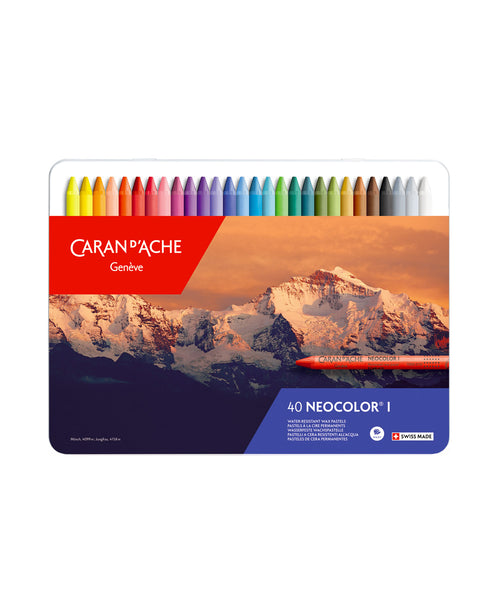 Caran d'Ache Neocolor I Wax Pastels - Set of 40