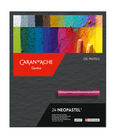 Caran D'Ache Neopastel Wax Pastels - Set of 24