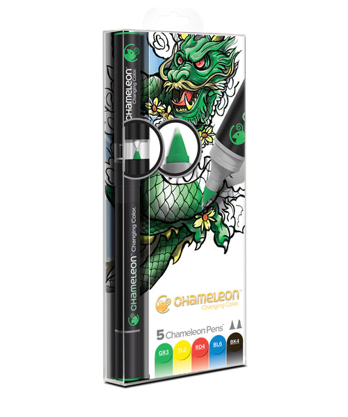 Chameleon Pens - 5 Assorted Primary Tones