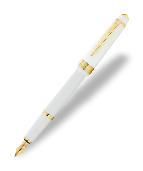 Cross Bailey Light Fountain Pen - White & Gold