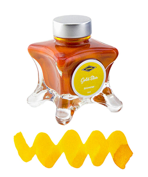 Diamine Inkvent Blue Edition Fountain Pen Ink - Gold Star
