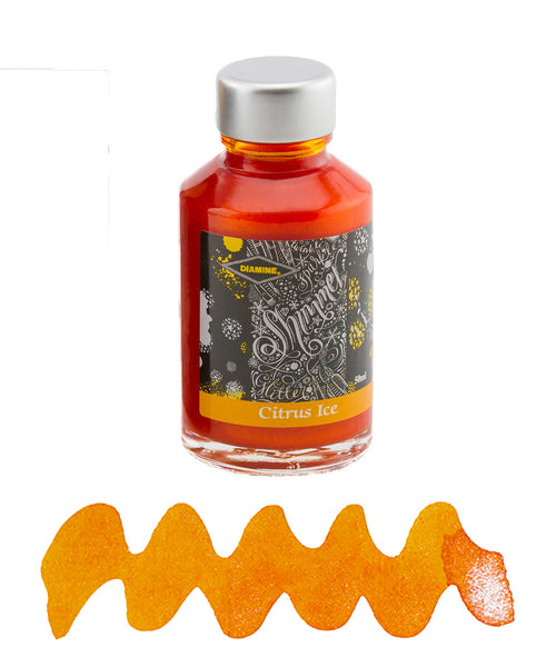 Diamine Shimmering Fountain Pen Ink - Citrus Ice