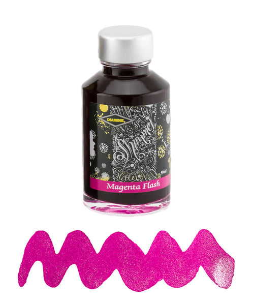 Diamine Shimmering Fountain Pen Ink - Magenta Flash