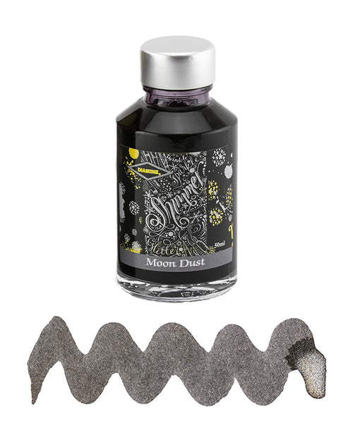 Diamine Shimmering Fountain Pen Ink - Moon Dust