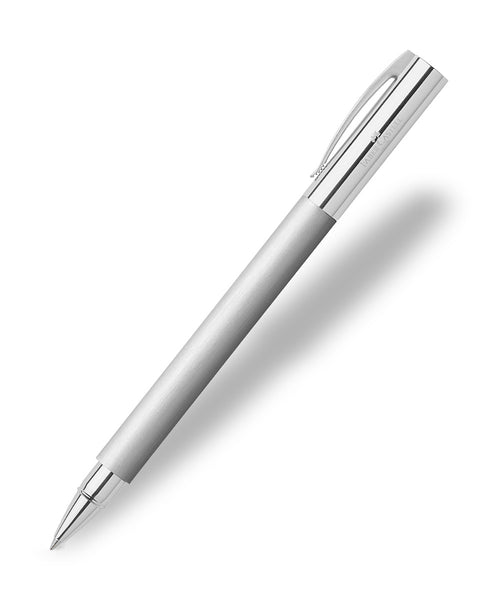 Faber-Castell Ambition Rollerball Pen - Stainless Steel