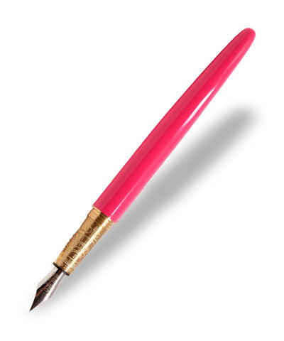 Ferris Wheel Press Brush Fountain Pen - Piccadilly Pink