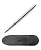 Fisher Bullet Space Pen & Leather Pouch - Chrome