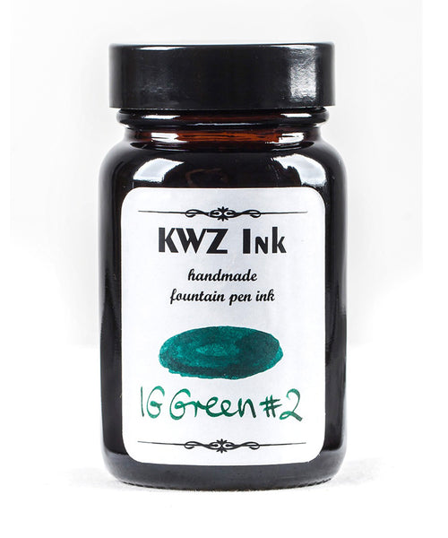 KWZ Iron Gall Fountain Pen Ink - Green No.2