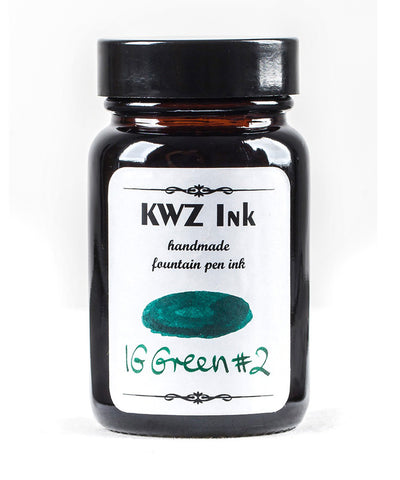 KWZ Iron Gall Fountain Pen Ink - Green No.2