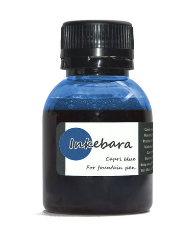 Inkebara Fountain Pen Ink - Capri Blue