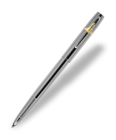 Fisher Cap-O-Matic Space Pen - Chrome with Shuttle Emblem on Clip