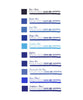 Monteverde Bloo Collection Ink (30ml) - Box of 10 Assorted Blues