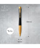 Parker Urban Twist Ballpoint Pen - Muted Black with Gold Trim