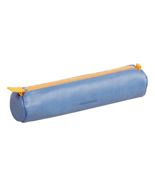 Rhodia Round Pencil Case - Sapphire Blue