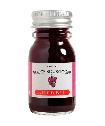 J Herbin Ink (10ml) - Rouge Bourgogne (Burgundy Red)