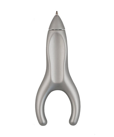 PenAgain Ergo-Sof Ballpoint Pen - Silver