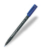 Staedtler Lumocolor Permanent Marker Pen - Blue