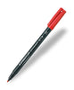Staedtler Lumocolor Permanent Marker Pen - Red