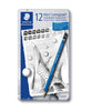 Staedtler Mars Lumograph Pencil - Assorted Tin of 12