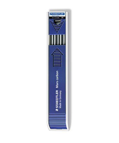 Staedtler Mars Carbon 2mm Drawing Leads - 7 Grades
