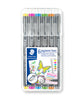 Staedtler Pigment Liner - Pack of 6 Assorted Colours - Selection 2