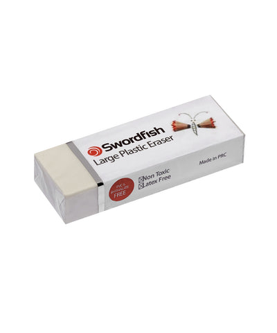 Swordfish Large Plastic Eraser