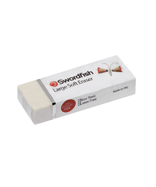 Swordfish Large Soft Eraser