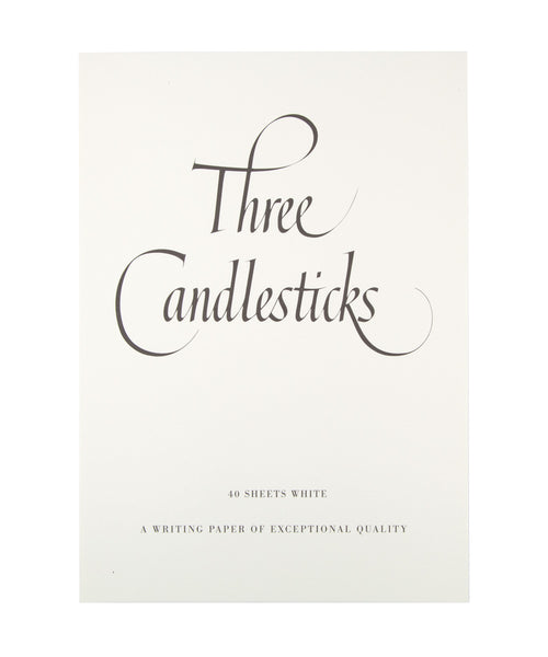 Three Candlesticks Writing Paper - A4