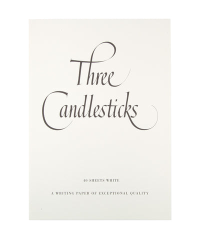 Three Candlesticks Writing Paper - A4