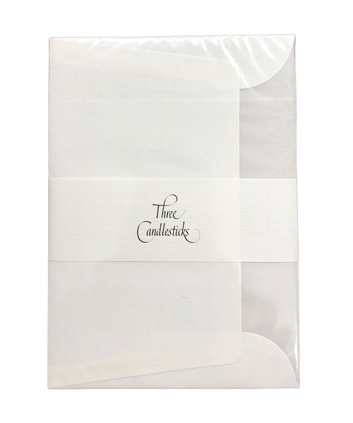 Three Candlesticks Envelopes - C6