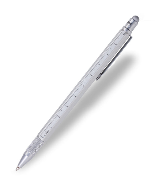 Troika Construction Slim Stylus Tool Pen - Silver