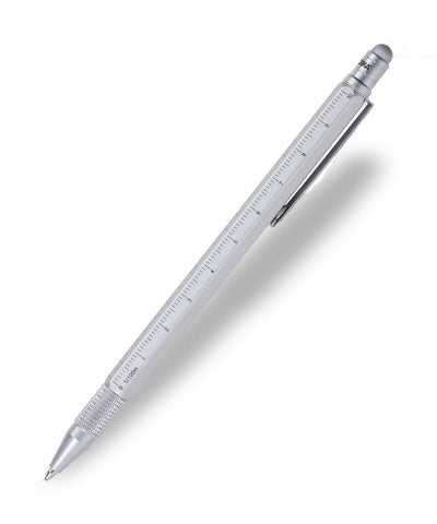 Troika Construction Slim Stylus Tool Pen - Silver