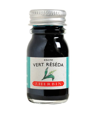 J Herbin Ink (10ml) - Vert Réséda (Green Reseda)