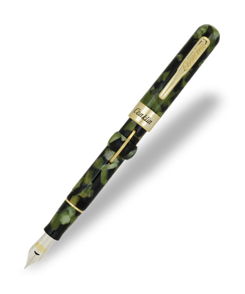 Conklin Crescent Filler Fountain Pen - Vintage Green