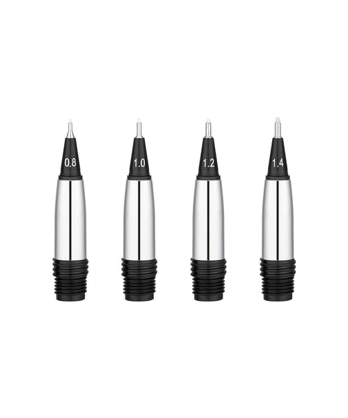 Yookers Fibre Tip Nib Unit - 999 Metis - Chrome
