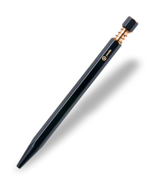 Ystudio Classic Revolve Ballpoint Pen - Black Spring