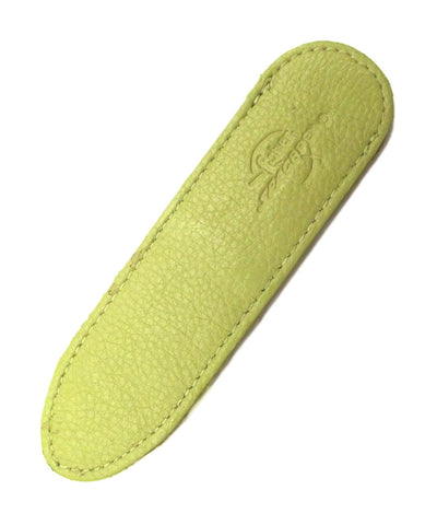 Fisher Bullet Space Pen Leather Pouch - Lime Green
