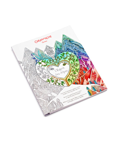 Caran d'Ache L'Esprit des Alpes Colouring Book
