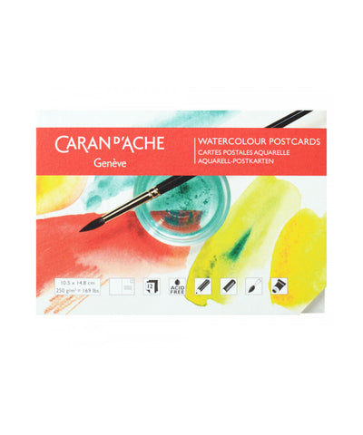 Caran d'Ache Water Colouring Postcards